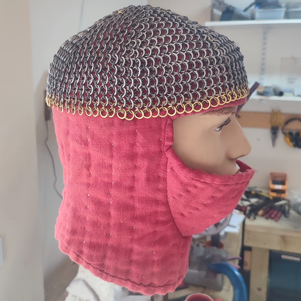 Work in progress, tailoring to a linen liner