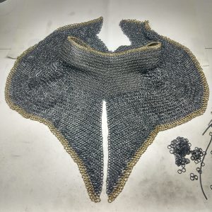 Final stage joining the front pieces